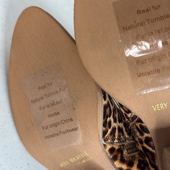 VERY VOLATILE Gracemont Casual Boots Ankle Low Heel- Brown, Tan Leopard, 8 - Picture 7 of 12
